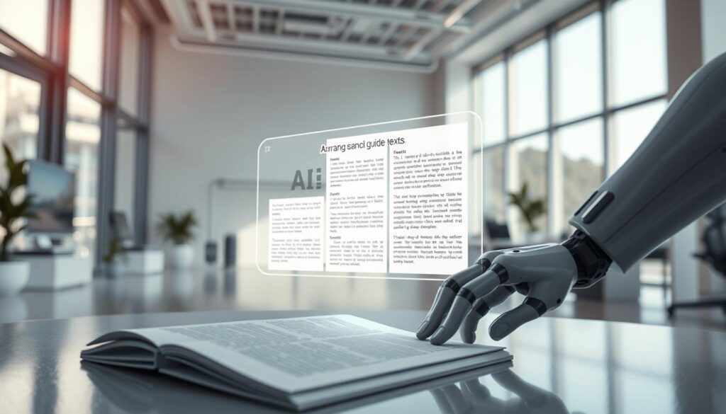 AI in guide text creation AI in guide text creation