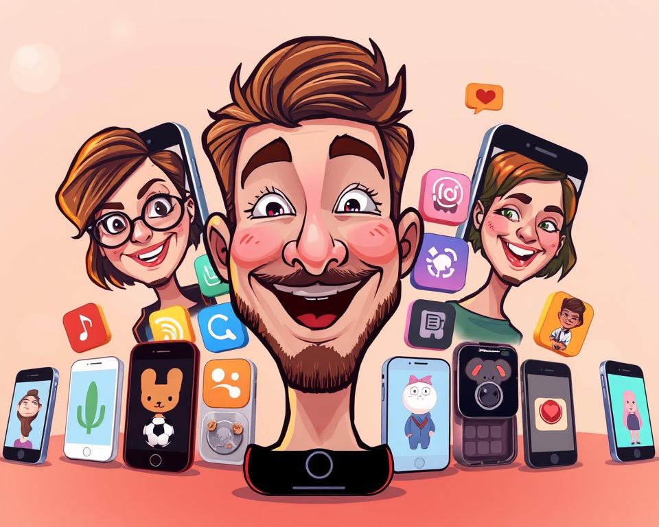 aplicativos de caricatura