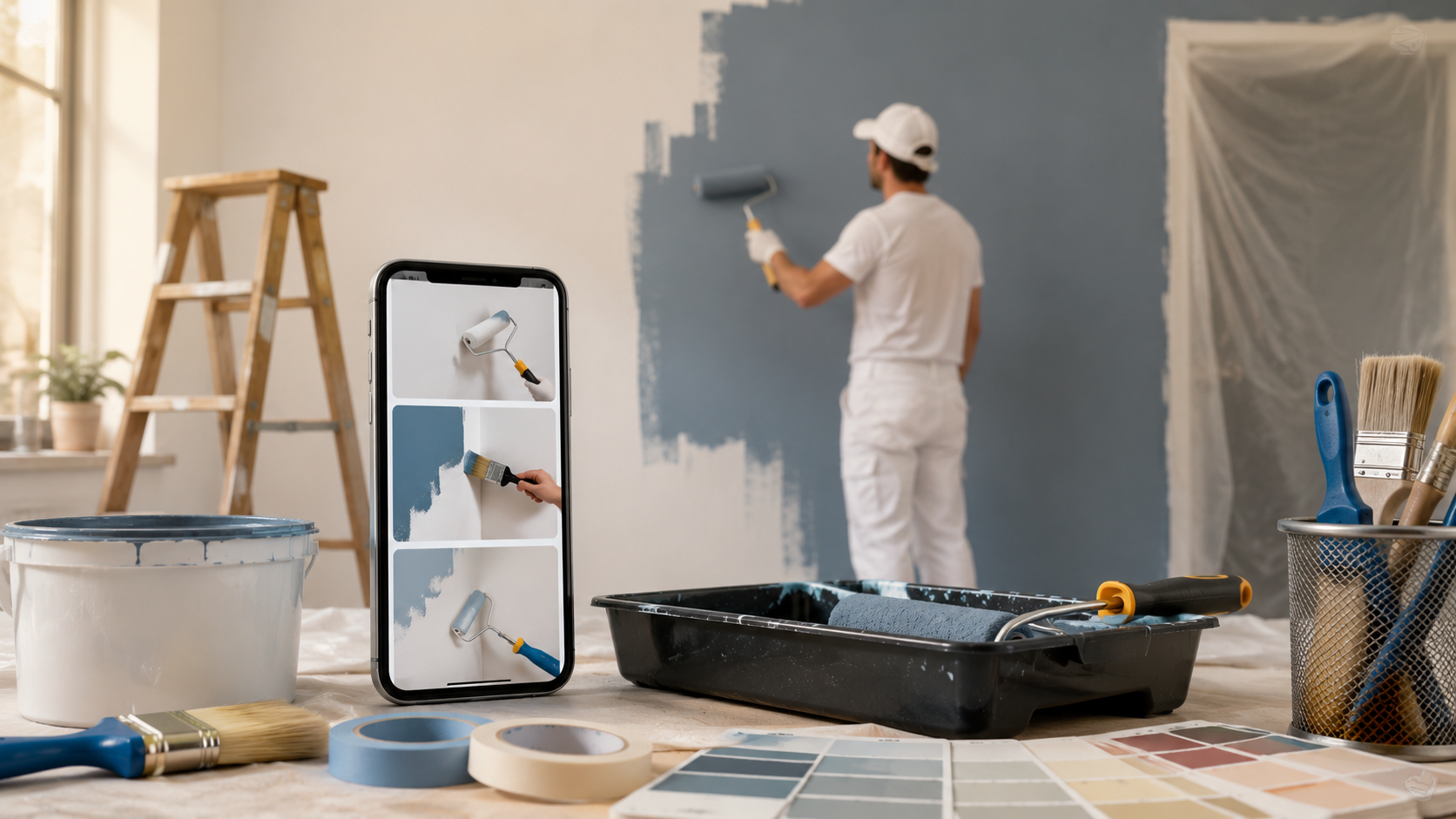 Baixe Estes Apps e Aprenda Pintura Residencial Passo a Passo