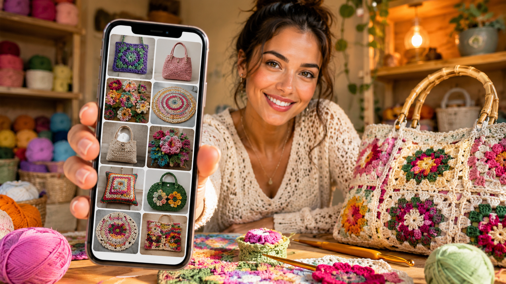 Crochê com Pinterest: aprenda e encontre ideias gratuitamente
