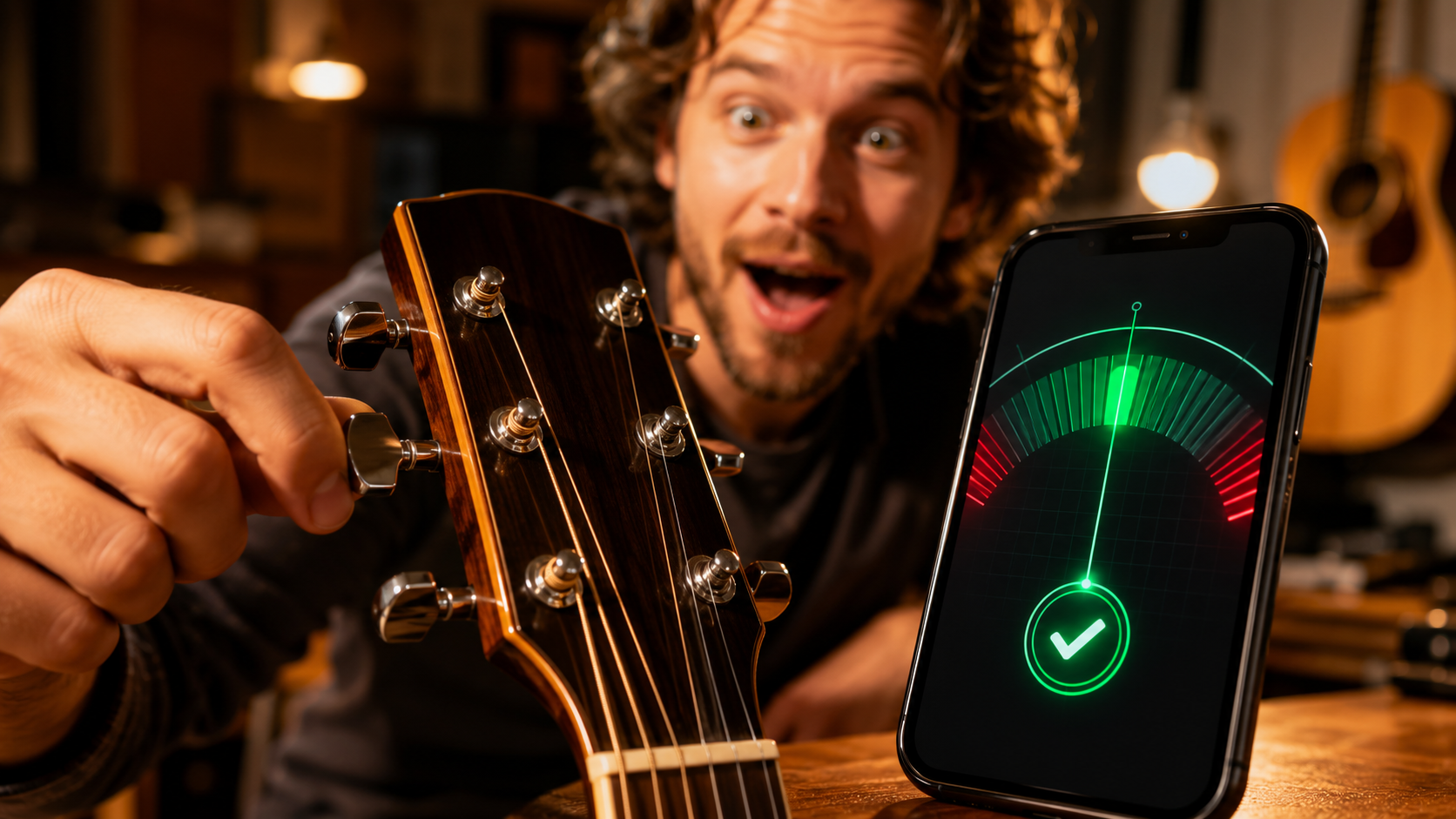 Como afinar violão com o Fender Tune gratuitamente